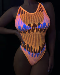 Glow In The Dark Stretch Bodysuit