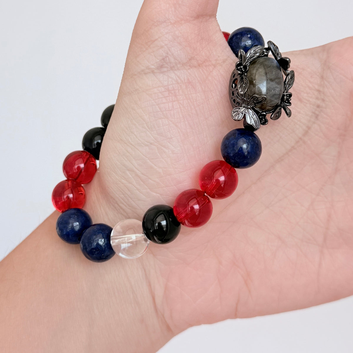 Labradorite Beetle Protection Bracelet