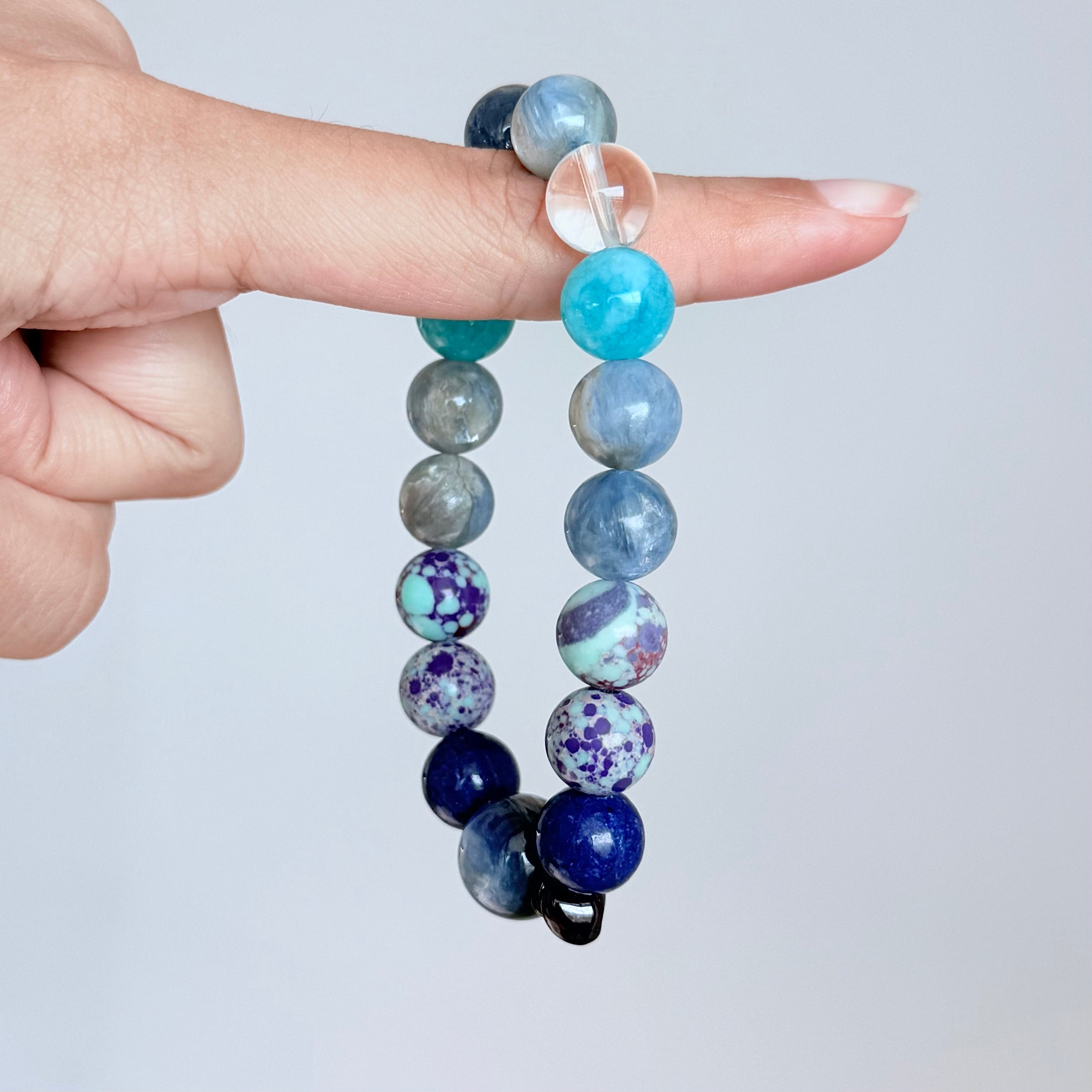 Ocean Blue Gemstone Bracelet