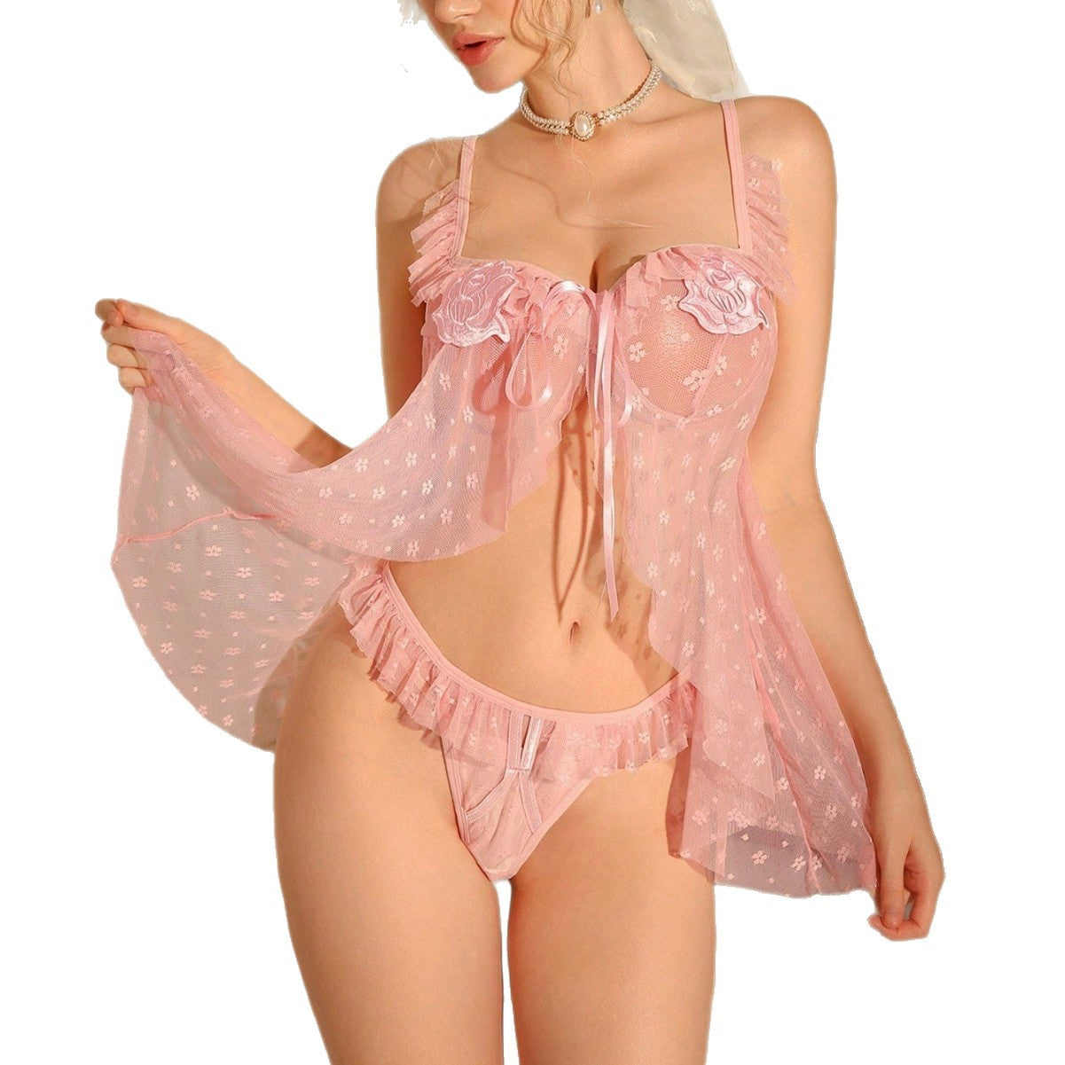 See-through Ultra-Thin Mesh Lingerie