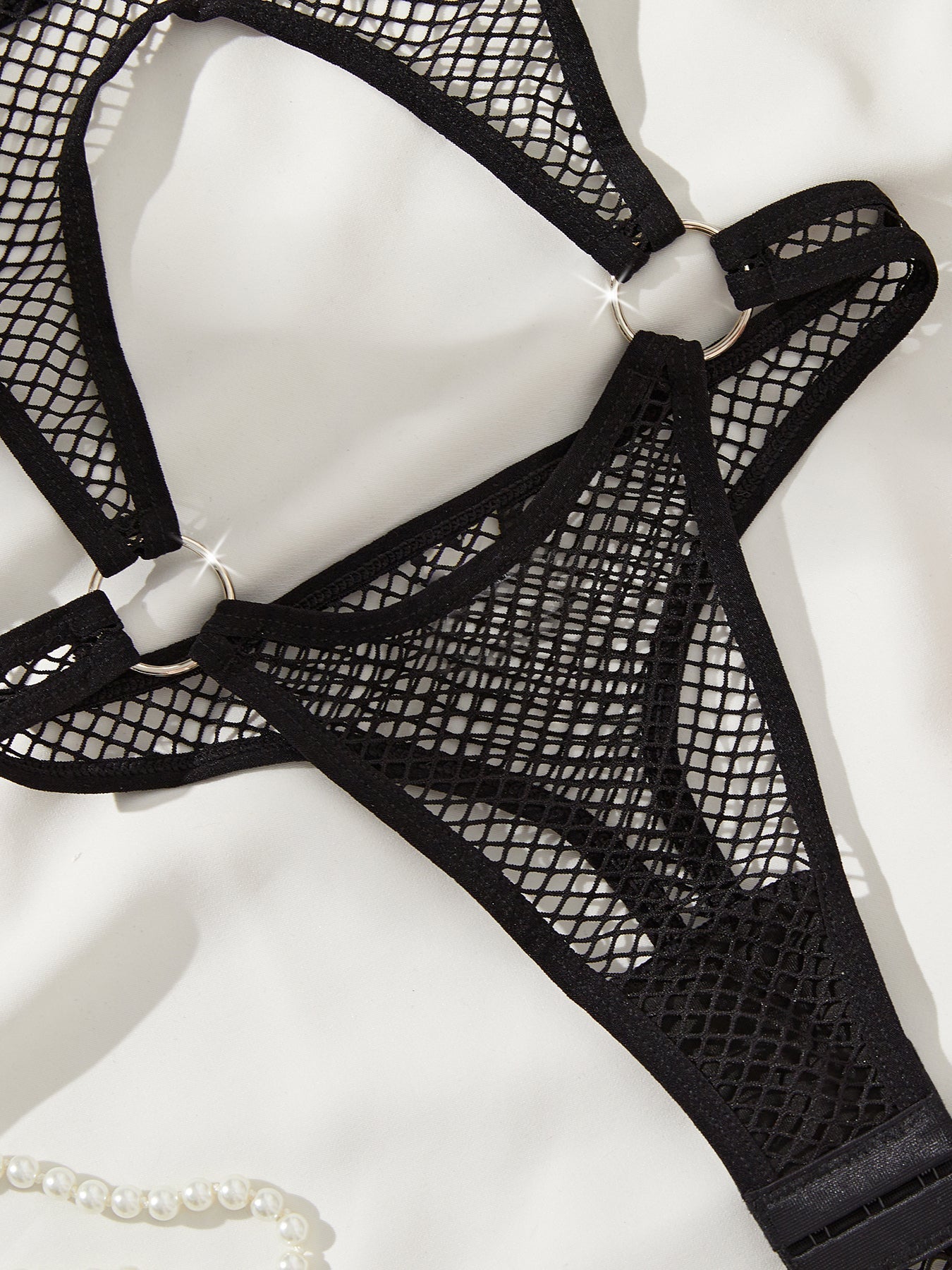 LacyNightyâ„?Midnight Snare Bodystocking