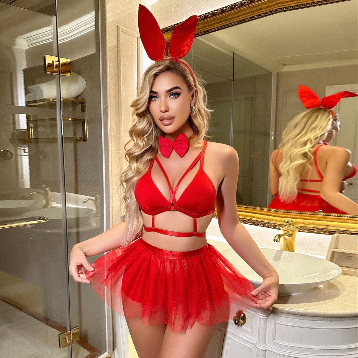 Bunny Role Play Passion Game Clothes Lingerie Suit