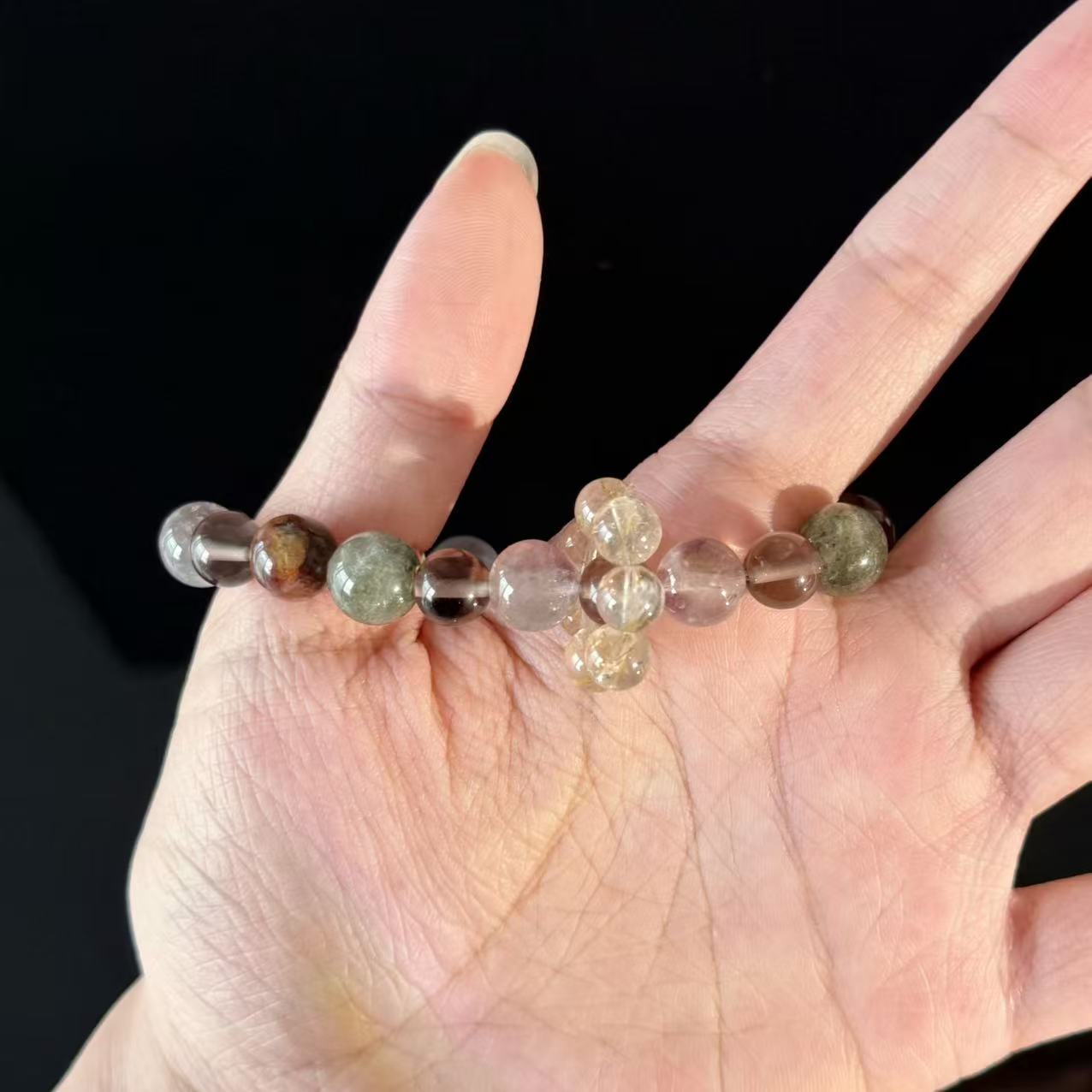 Handcrafted Natural Multi-Gemstone & Crystal Bracelet Healing Bracelet