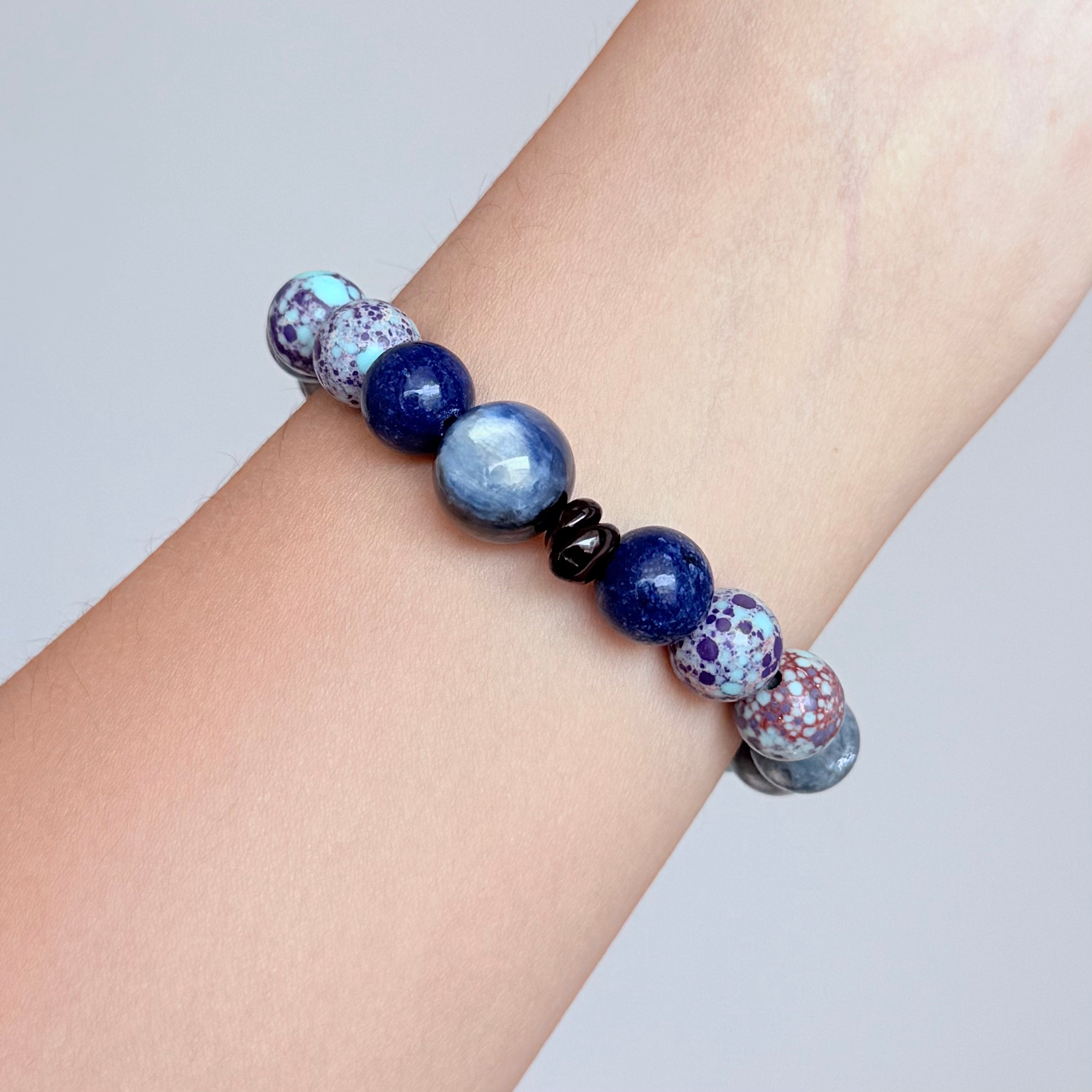 Ocean Blue Gemstone Bracelet