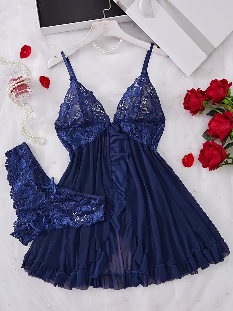 LacyNightyâ„?Lace Lash Set