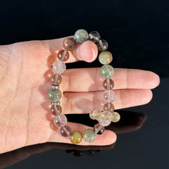 Handcrafted Natural Multi-Gemstone & Crystal Bracelet Healing Bracelet