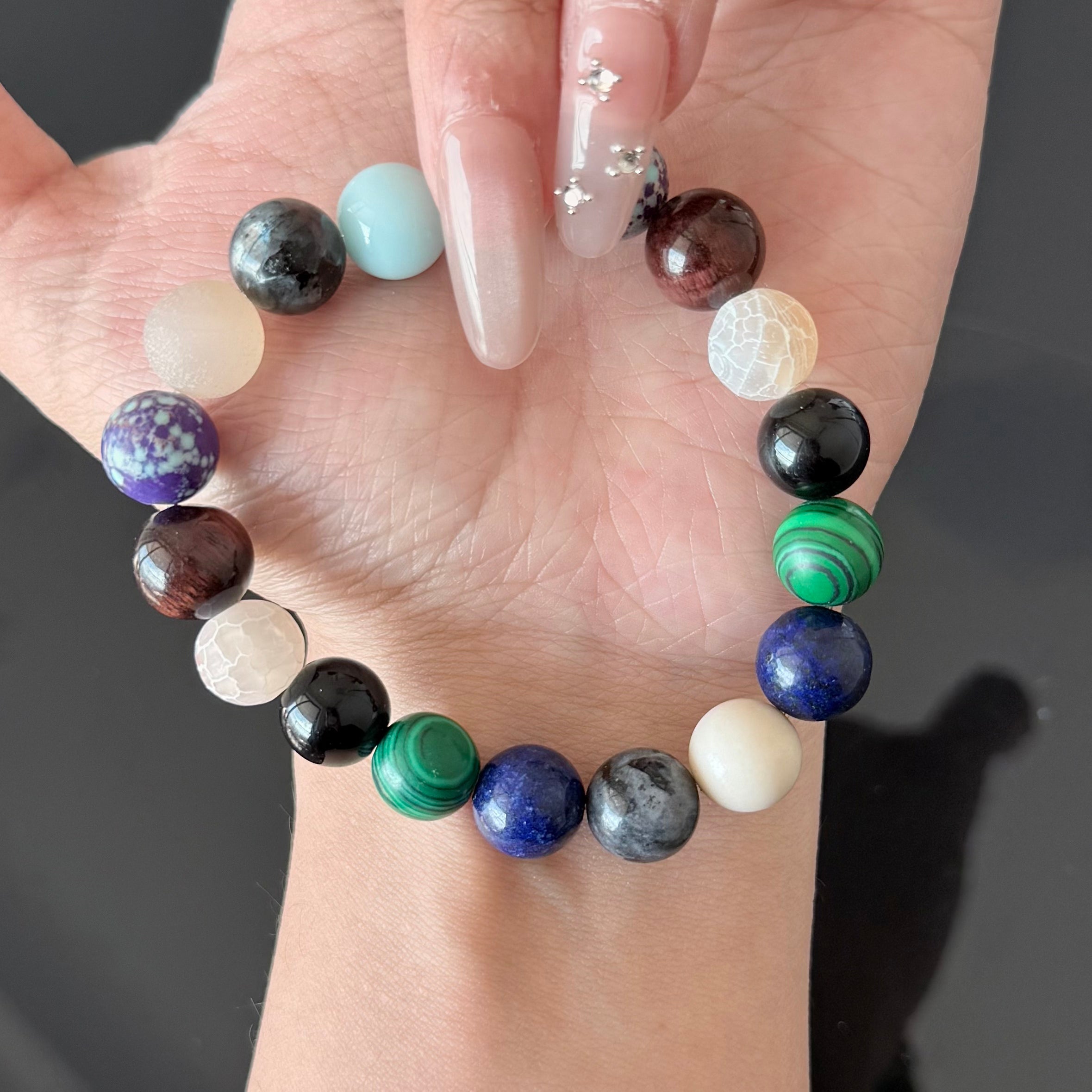 Multicolor Natural Gemstone Bracelet