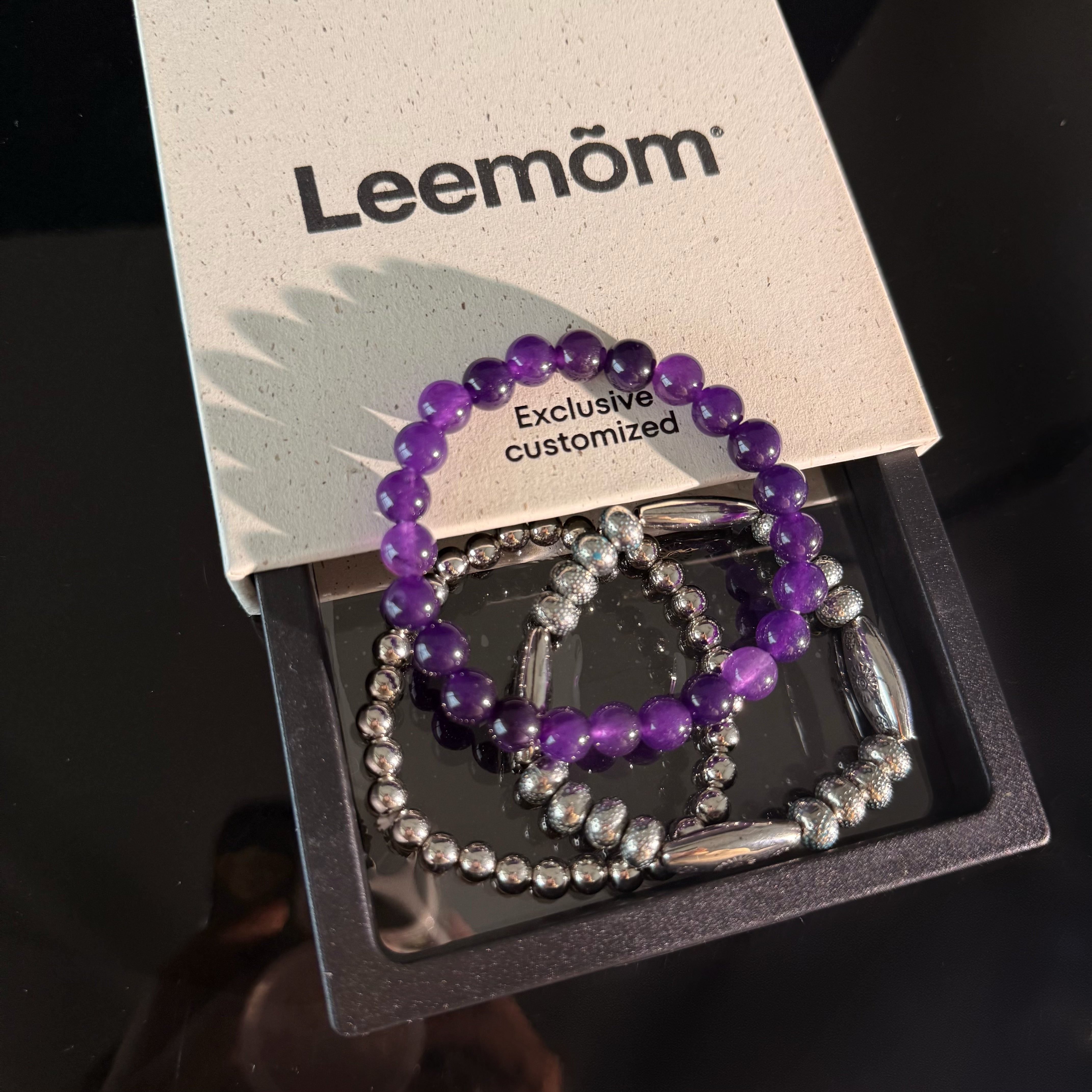 Aquarius Amethyst Bracelet Set – Calm & Balance Crystal Jewelry