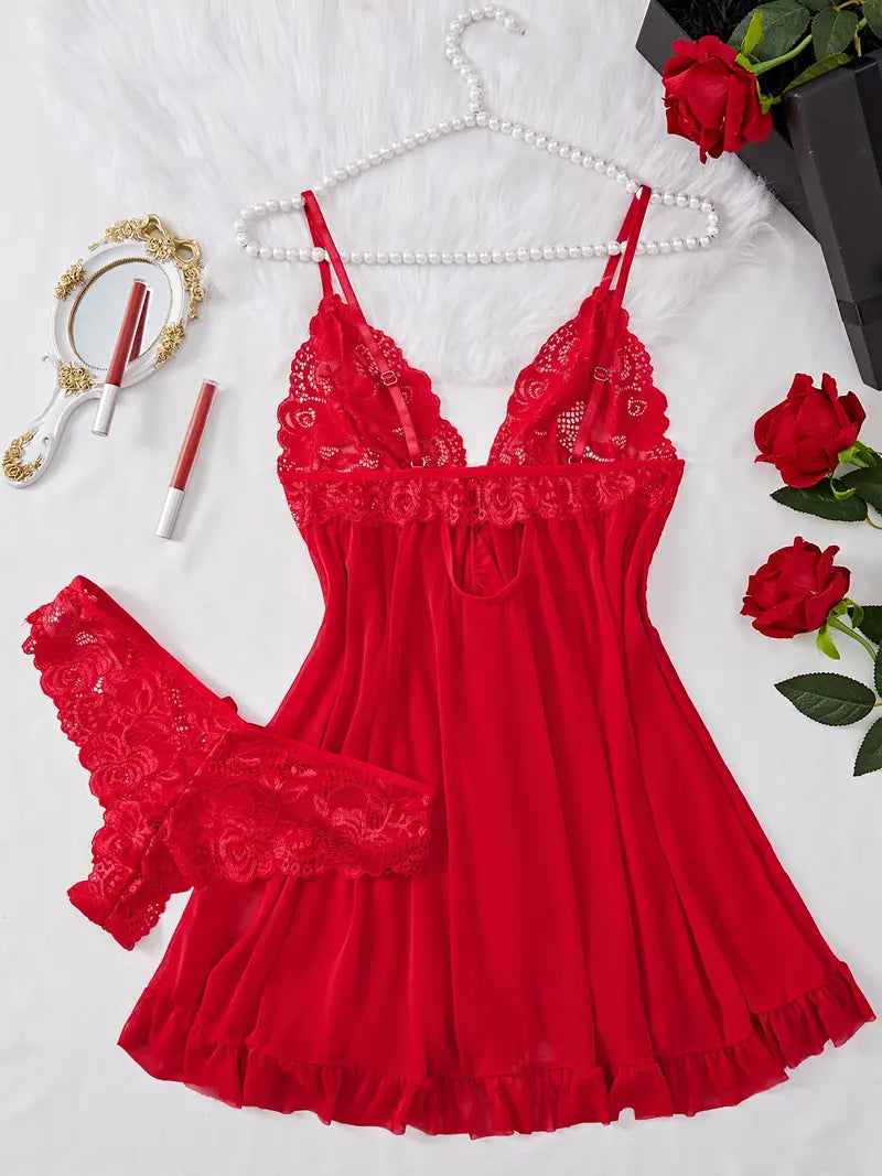 LacyNightyâ„?Lace Lash Set