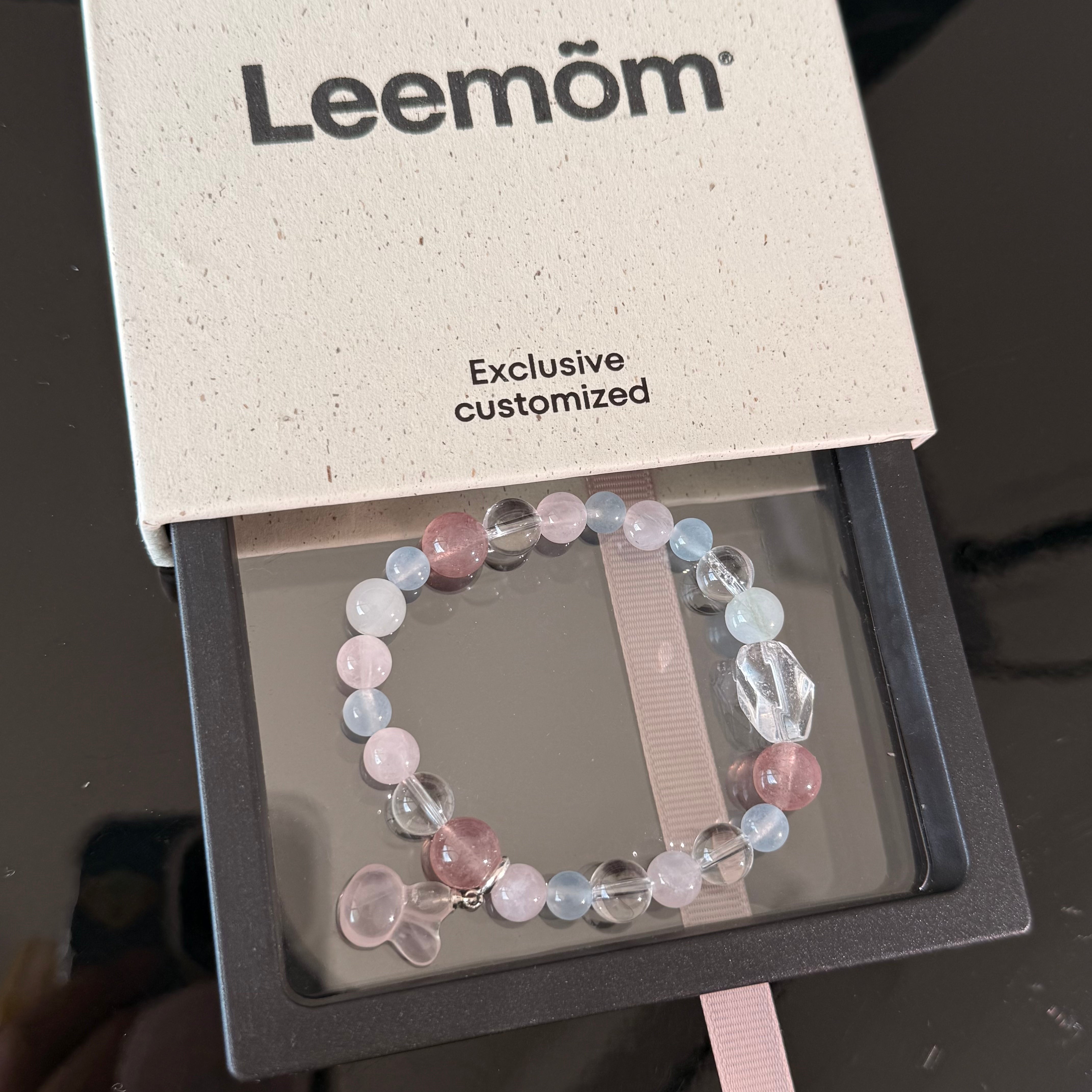 Cancer Crystal Bracelet – Rose Quartz, Aquamarine & Clear Quartz Healing Bracelet