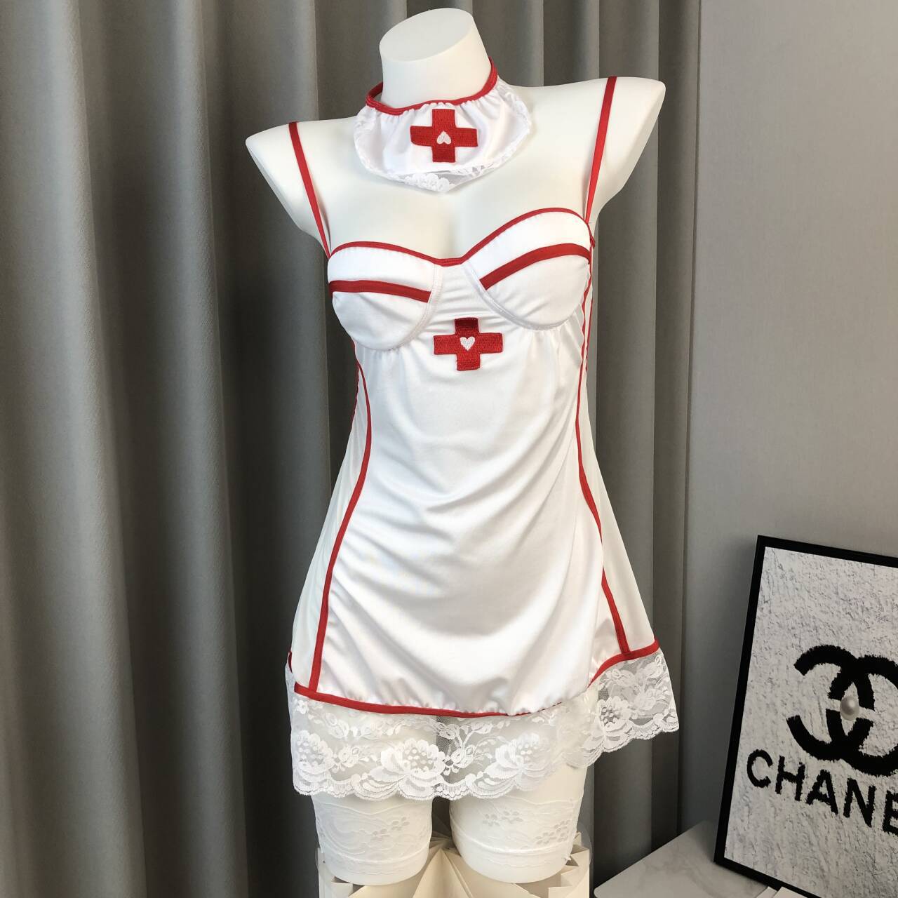 Sweet Nurse Role-playing Lingerie Set