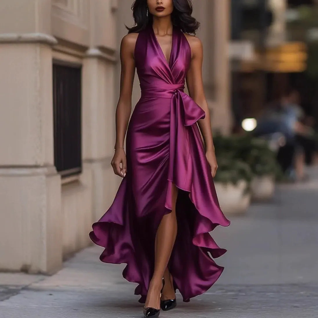 High Low Hem Maxi Dress