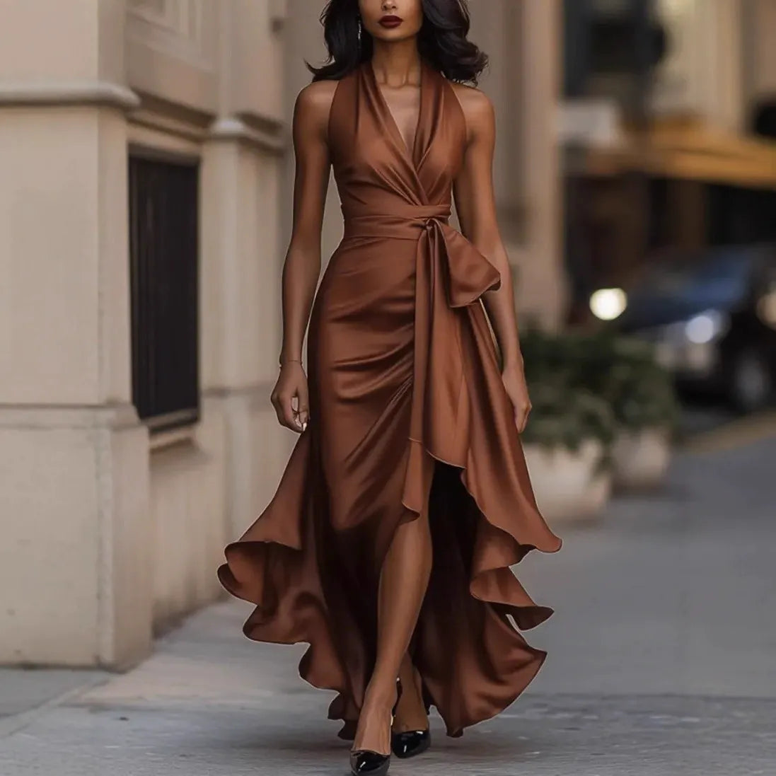 High Low Hem Maxi Dress